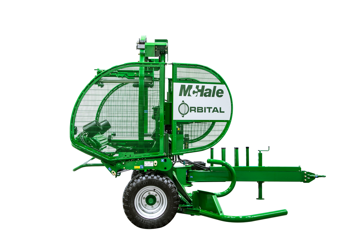 Orbital High Speed Twin Dispenser Round Bale Wrapper